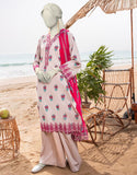 Junaid Jamshaid 2PC-JLAWN-S-JDS-25-1065 Pink Lawn Embroidered Shades Of Summer 2025