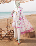 Junaid Jamshaid 2PC-JLAWN-S-JDS-25-1068 White Lawn Embroidered  Shades Of Summer 2025