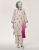 Junaid Jamshaid JLS26373S White Spring Lawn 2026