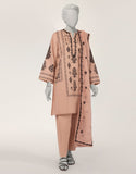 Junaid Jamshaid JLS26429S Tea-Pink Spring Lawn 2026