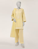 Junaid Jamshaid JLS26430S Yellow Spring Lawn 2026
