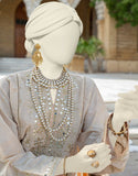 Junaid Jamshaid Beige Karandi 3 PC JJPW-S-JPS-24-3923 Casuals Eid Prets Collection 2024