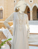 Junaid Jamshaid Beige Cotton Net 3 PC JJPW-S-JPS-24-3925 Casuals Eid Prets Collection 2024