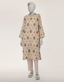 Junaid Jamshaid JSS26589S Beige Spring Lawn 2026