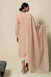 Lj21410 Beige Khaadi Online Spring Summer 2022
