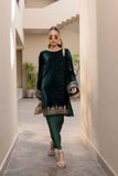 Dhanak FW24DA-2622 Dark Green Velvet Drop II 2024
