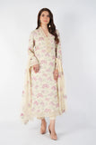 Bareeze Floral Oasis-OffWhite Winter Casual Collection 2025