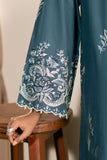 Cross Stitch Teal Serenity Emb Lawn Mahiri 2025