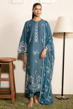 Cross Stitch Teal Serenity Emb Lawn Mahiri 2025