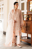 Cross Stitch Soft Salmon Eid Lawn Collection 2025