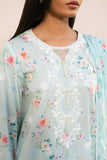 Cross Stitch Aqua Dew Emb Lawn Mahiri 2025