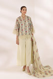 Bareeze Printed PR1684 Beige Monsson Summer Lawn 2024