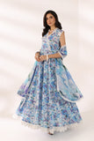 Bareeze Printed PR1720 Blue Monsson Summer Lawn 2024