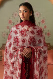 Cross Stitch Crimson Red Premium Lawn 2025