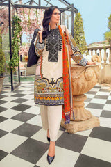 BM-12016 Gul Ahmed Online Premium Lawn Chiffon 2022