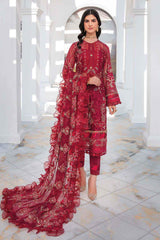 LE-22002 Gul Ahmed Online Premium Lawn Chiffon 2022