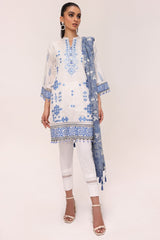 Alkaram Online Ss-08-22 White Spring Summer 2022 - Pakistani Branded Clothes