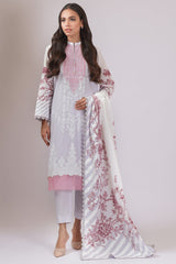 Alkaram Online Ss-1.1-22 White Spring Summer 2022 - Pakistani Branded Clothes