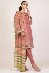 Alkaram Online Ss-19.1-22 Peach Spring Summer 2022 - Pakistani Branded Clothes