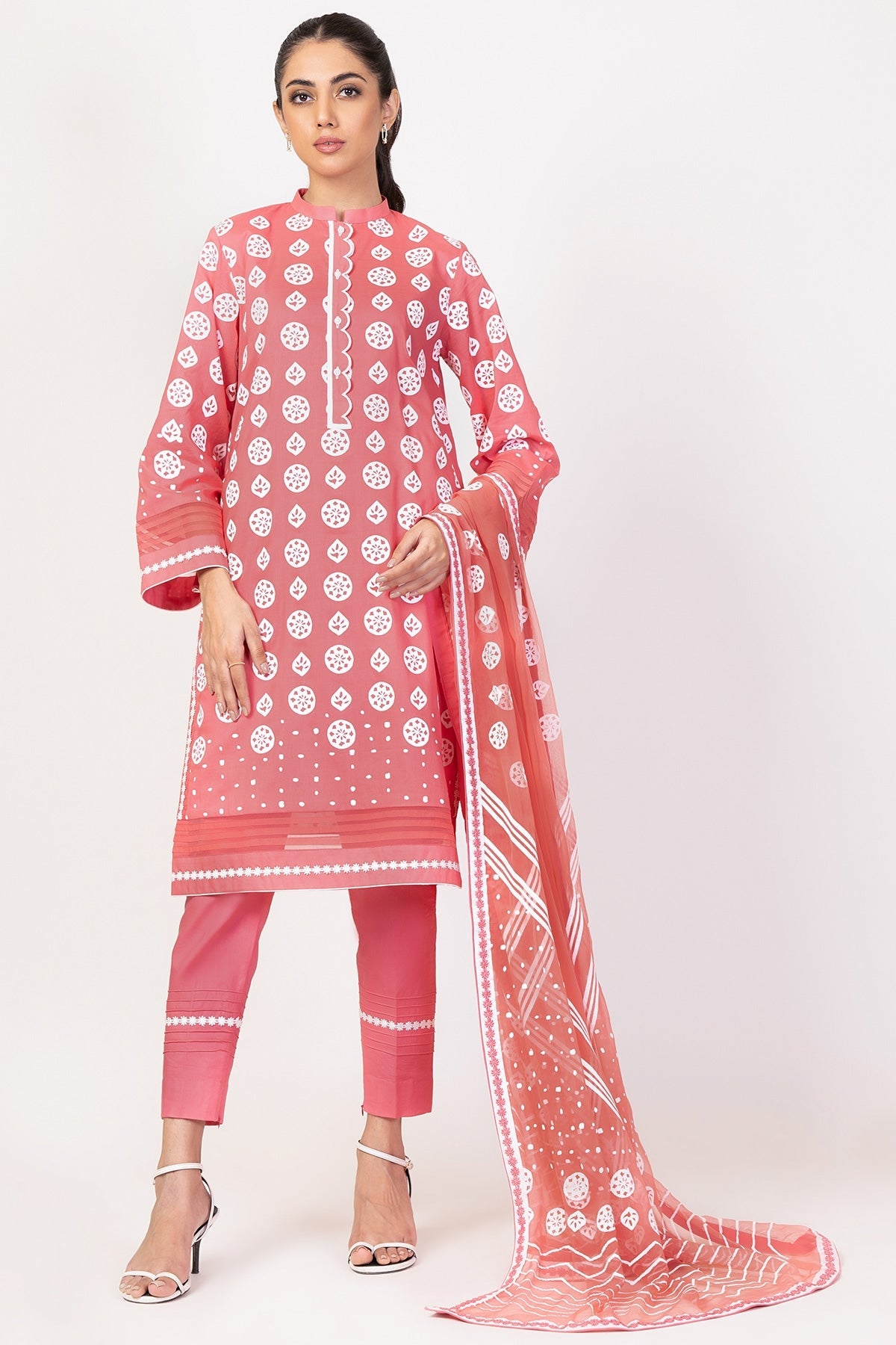 Alkaram Online Ss-24-22 Coral Spring Summer 2022 - Pakistani Branded Clothes