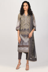 Alkaram Online Ss-25-22 Beige Spring Summer 2022 - Pakistani Branded Clothes