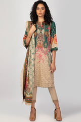 Alkaram Online Ss-26-22 Green Spring Summer 2022 - Pakistani Branded Clothes