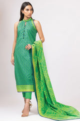 Alkaram Online Ss-27.1-22 Green Spring Summer 2022 - Pakistani Branded Clothes