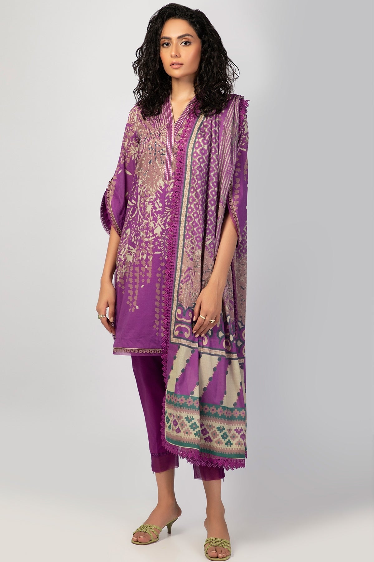 Alkaram Online Ss-30-22 Purple Spring Summer 2022 - Pakistani Branded Clothes