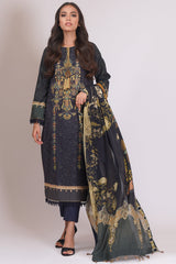 Alkaram Online Ss-33.1-22 Black Spring Summer 2022 - Pakistani Branded Clothes