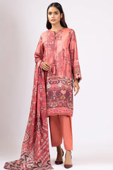 Alkaram Online Ss-38-22 Red Spring Summer 2022 - Pakistani Branded Clothes