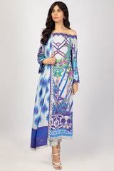 Alkaram Online Ss-40-22 Blue Spring Summer 2022 - Pakistani Branded Clothes