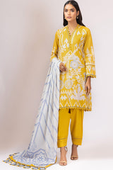 Alkaram Online Ss-41-22 Yellow Spring Summer 2022 - Pakistani Branded Clothes