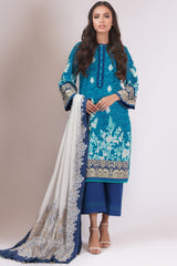 Alkaram Online Ss-56.1-22 Blue Spring Summer 2022 - Pakistani Branded Clothes