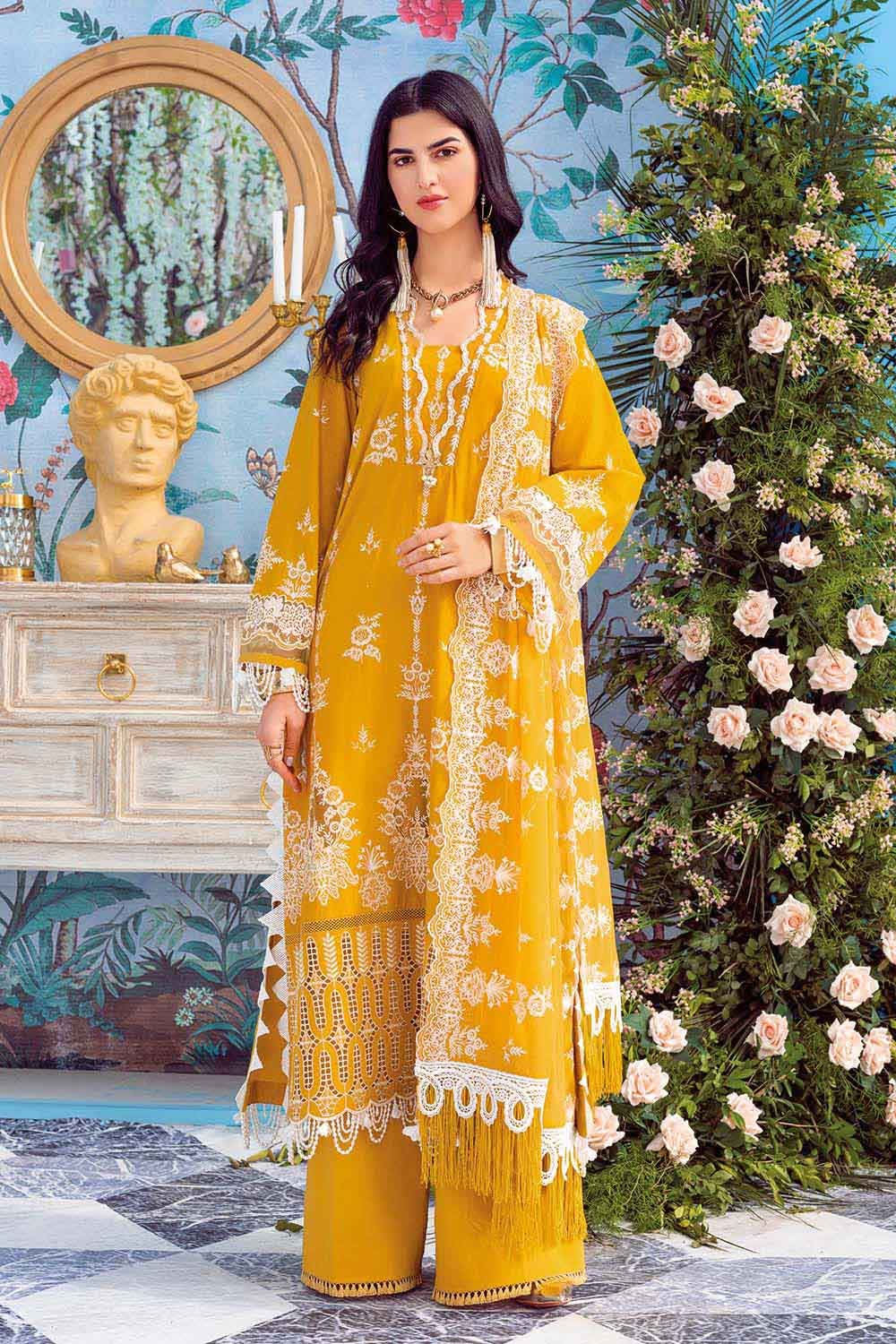 PM-22016 Gul Ahmed Online Premium Lawn Chiffon 2022