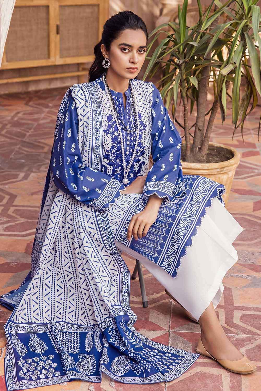 CL-1173 Gul Ahmed Online Lawn Essential 2022 – Sara Clothes