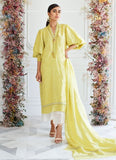 Farah Talib Aziz Kiwi Raw Silk Cutwork With Dupatta Eid Pret 2021