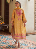 Farah Talib Aziz Lita Saffron Kurta And Dupatta Tim Tim Luxe Silk Pret 2