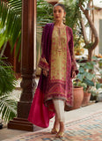 Farah Talib Aziz Jia Plum Shirt And Dupatta Tim Tim Luxe Silk Pret 2
