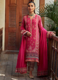 Farah Talib Aziz Dinaal Magenta Shirt And Dupatta Tim Tim Luxe Silk Pret 2