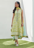 Farah Talib Aziz Pear Embroidered Silk Shirt and Dupatta Eid Edition