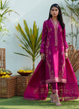 Farah Talib Aziz Prim Magenta Silk Embroidered Shirt and Dupatta Eid Edition