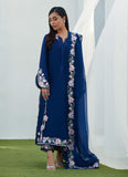 Farah Talib Aziz Han Navy Embroidered Shirt and Dupatta Eid Edition