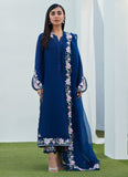 Farah Talib Aziz Han Navy Embroidered Shirt and Dupatta Eid Edition