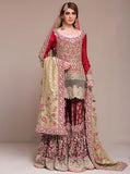 Zainab Chottani Red and maroon bridal Bridal 2020