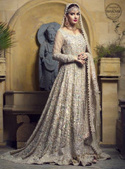 Zainab Chottani Gold lamé gown Swarovski 2020