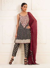 Zainab Chottani Spaghetti strap chiffon dress Formal 2020