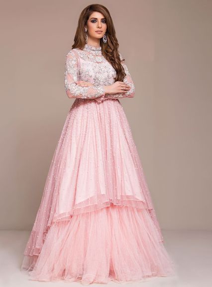 Zainab Chottani Blush pink gown Formal 2020 – Sara Clothes