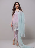 Zainab Chottani Lilac and ice blue dupatta dress Formal 2020