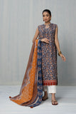 Sapphire U3 DY22V5 3 3 Piece Printed Cotton Suit Intermix Collection 2022
