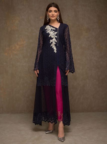 Zainab Chottani Celestial bleu Luxury Pret 2020
